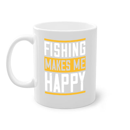be happy and go for fishing 267#- fishing-Mug / Coffee Cup