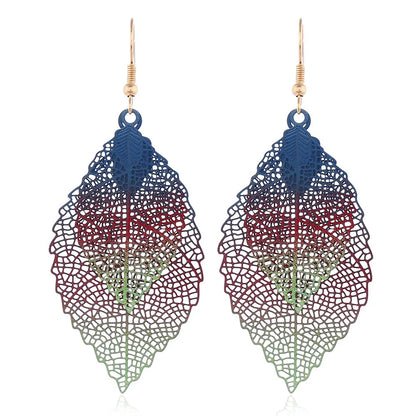 Vintage Leaves Drop Earrings