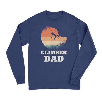 Climber Dad Men Long Sleeve Shirt