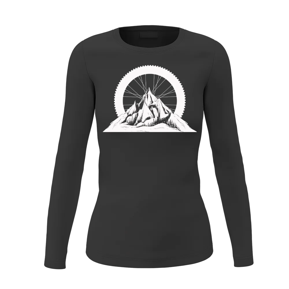 Mountain Tires Women Long Sleeve Shirt