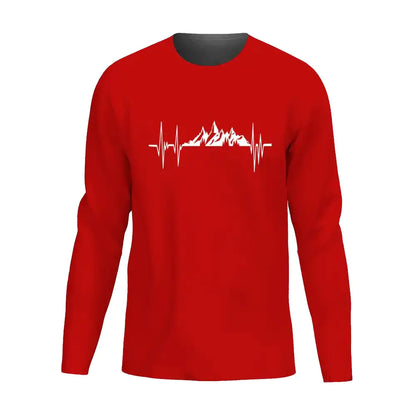 Mountains Heartbeats Long Sleeve Shirt